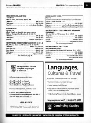   ANNUAIRE - FFCB, 2010   , page 37