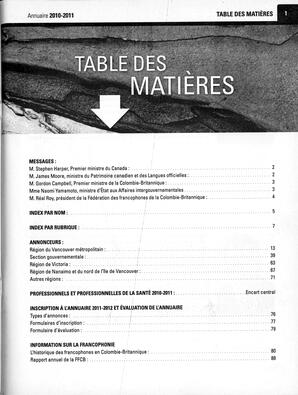   ANNUAIRE - FFCB, 2010   , page 3
