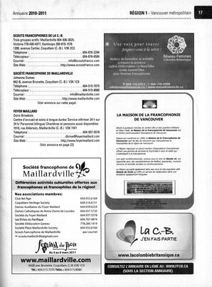   ANNUAIRE - FFCB, 2010   , page 19