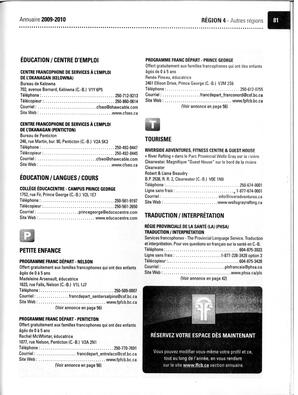   ANNUAIRE - FFCB, 2009   , page 95