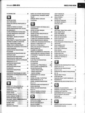   ANNUAIRE - FFCB, 2009   , page 7