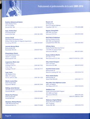   ANNUAIRE - FFCB, 2009   , page 68