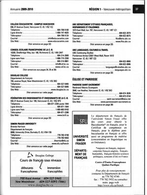  ANNUAIRE - FFCB, 2009   , page 39