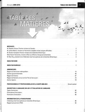   ANNUAIRE - FFCB, 2009   , page 3