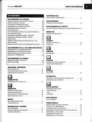   ANNUAIRE - FFCB, 2009   , page 11