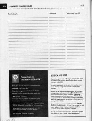   ANNUAIRE - FFCB, 2008   , page 130