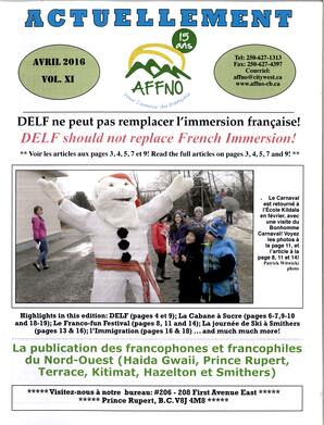   ACTUELLEMENT, 2016   , page 1