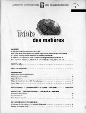   ANNUAIRE - FFCB, 2007   , page 3