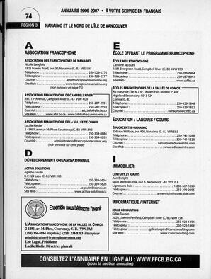   ANNUAIRE - FFCB, 2006   , page 84