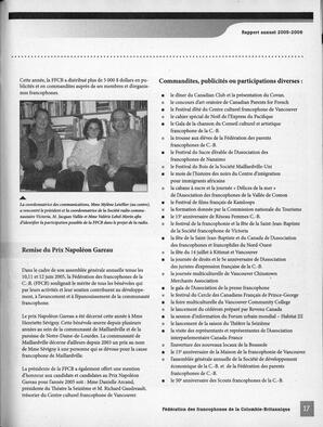   ANNUAIRE - FFCB, 2006   , page 119