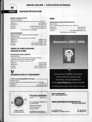   ANNUAIRE - FFCB, 2005   , page 74