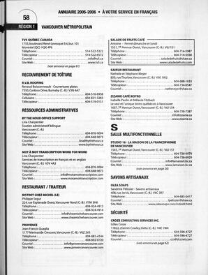   ANNUAIRE - FFCB, 2005   , page 60