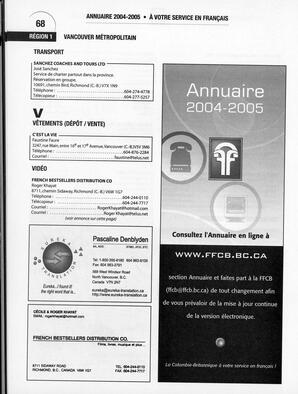   ANNUAIRE - FFCB, 2004   , page 78