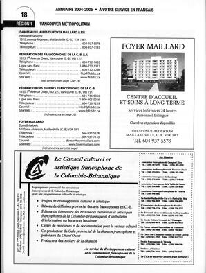   ANNUAIRE - FFCB, 2004   , page 20