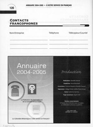   ANNUAIRE - FFCB, 2004   , page 130