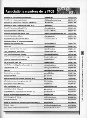   ANNUAIRE - FFCB, 2004   , page 123