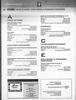   ANNUAIRE - FFCB, 2003   , page 94
