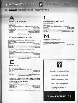   ANNUAIRE - FFCB, 2003   , page 90