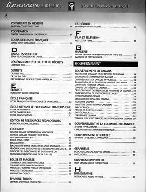   ANNUAIRE - FFCB, 2003   , page 8