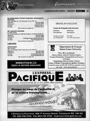   ANNUAIRE - FFCB, 2003   , page 71
