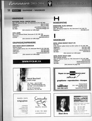   ANNUAIRE - FFCB, 2003   , page 60