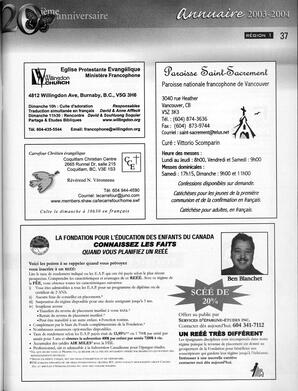   ANNUAIRE - FFCB, 2003   , page 39