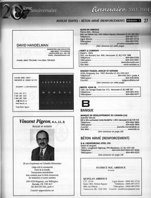   ANNUAIRE - FFCB, 2003   , page 29