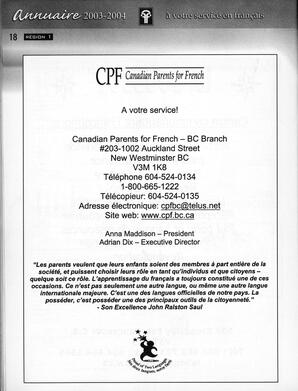   ANNUAIRE - FFCB, 2003   , page 20