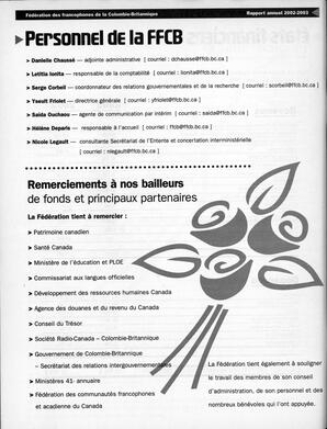   ANNUAIRE - FFCB, 2003   , page 128