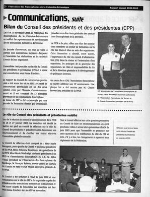   ANNUAIRE - FFCB, 2003   , page 123