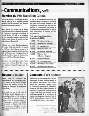   ANNUAIRE - FFCB, 2003   , page 121