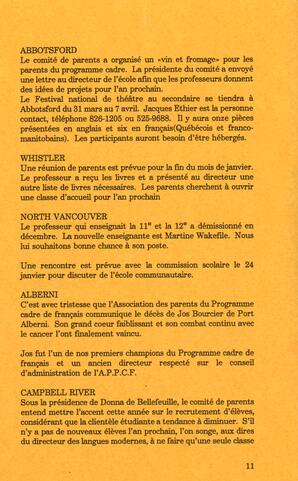   DANS L'CADRE, 1991   , page 13