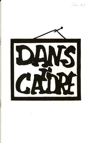   DANS L'CADRE, 1991   , page 1