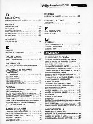   ANNUAIRE - FFCB, 2002   , page 7