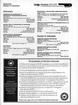   ANNUAIRE - FFCB, 2002   , page 31