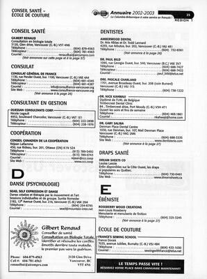   ANNUAIRE - FFCB, 2002   , page 27