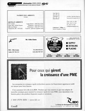   ANNUAIRE - FFCB, 2002   , page 26