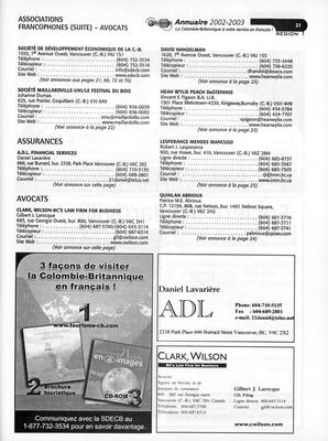   ANNUAIRE - FFCB, 2002   , page 23