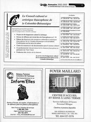   ANNUAIRE - FFCB, 2002   , page 19