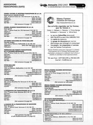   ANNUAIRE - FFCB, 2002   , page 17