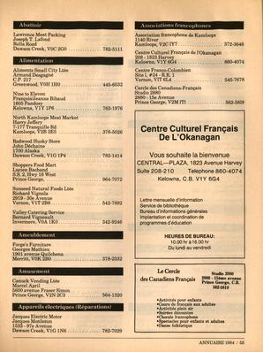   ANNUAIRE - FFCB, 1984   , page 57
