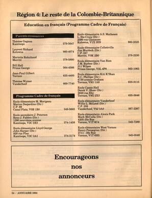   ANNUAIRE - FFCB, 1984   , page 56