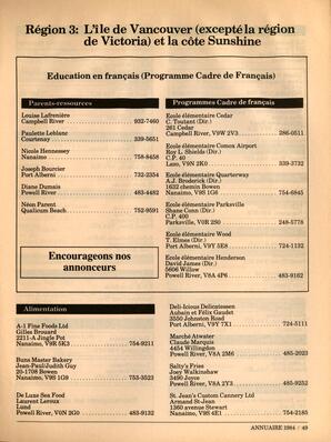   ANNUAIRE - FFCB, 1984   , page 51