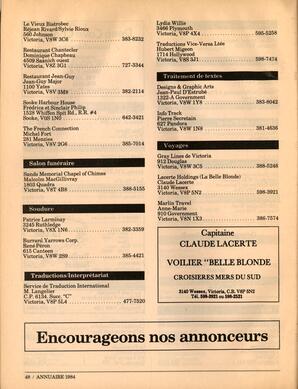   ANNUAIRE - FFCB, 1984   , page 50