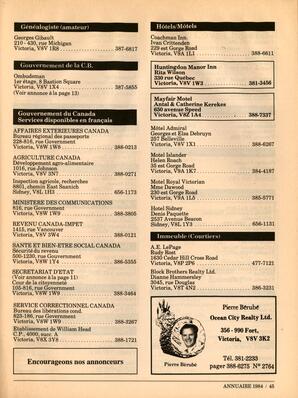   ANNUAIRE - FFCB, 1984   , page 47