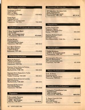   ANNUAIRE - FFCB, 1984   , page 36