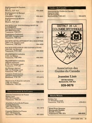   ANNUAIRE - FFCB, 1984   , page 31