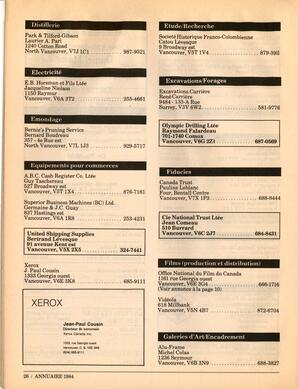   ANNUAIRE - FFCB, 1984   , page 28