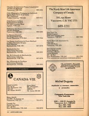   ANNUAIRE - FFCB, 1984   , page 20