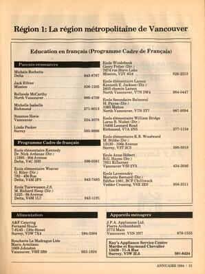   ANNUAIRE - FFCB, 1984   , page 17
